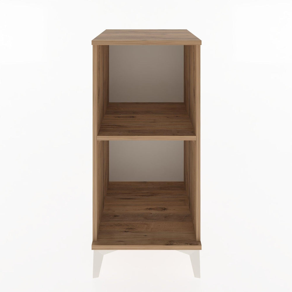 Woodntry Modüler Komodin Çam 44x44x84 cm Raflı R51-3