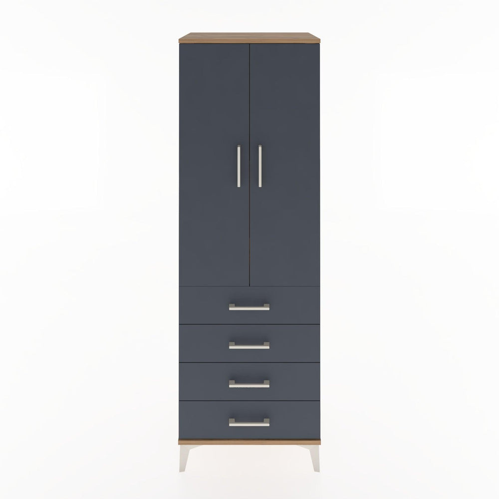 Woodntry Modüler Dolap Çam 60x44x170 cm Kapaklı ve Çekmeceli KC5-3