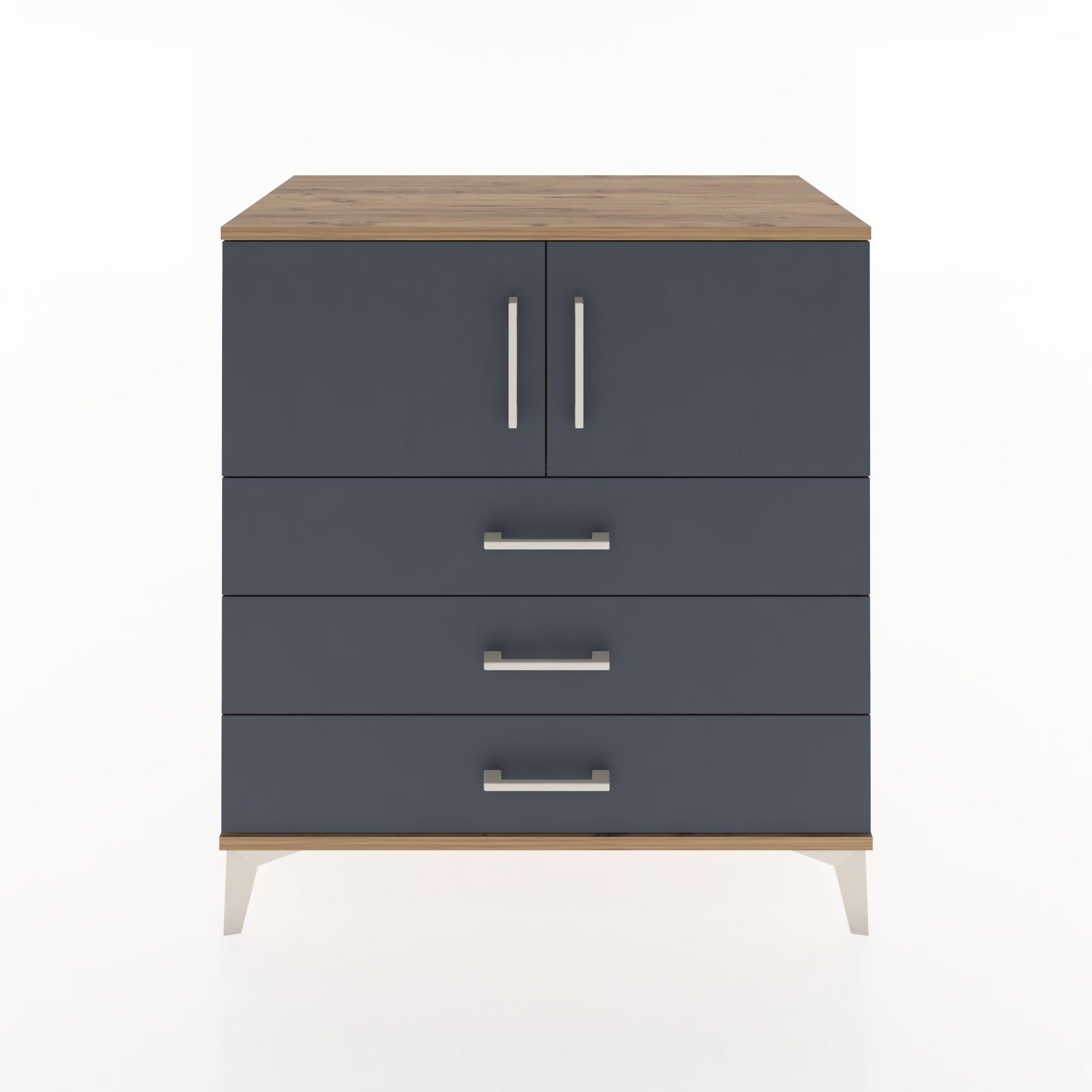 Woodntry Modular Dresser Pine 88x44x84 cm with Cover and Drawer KC98-3