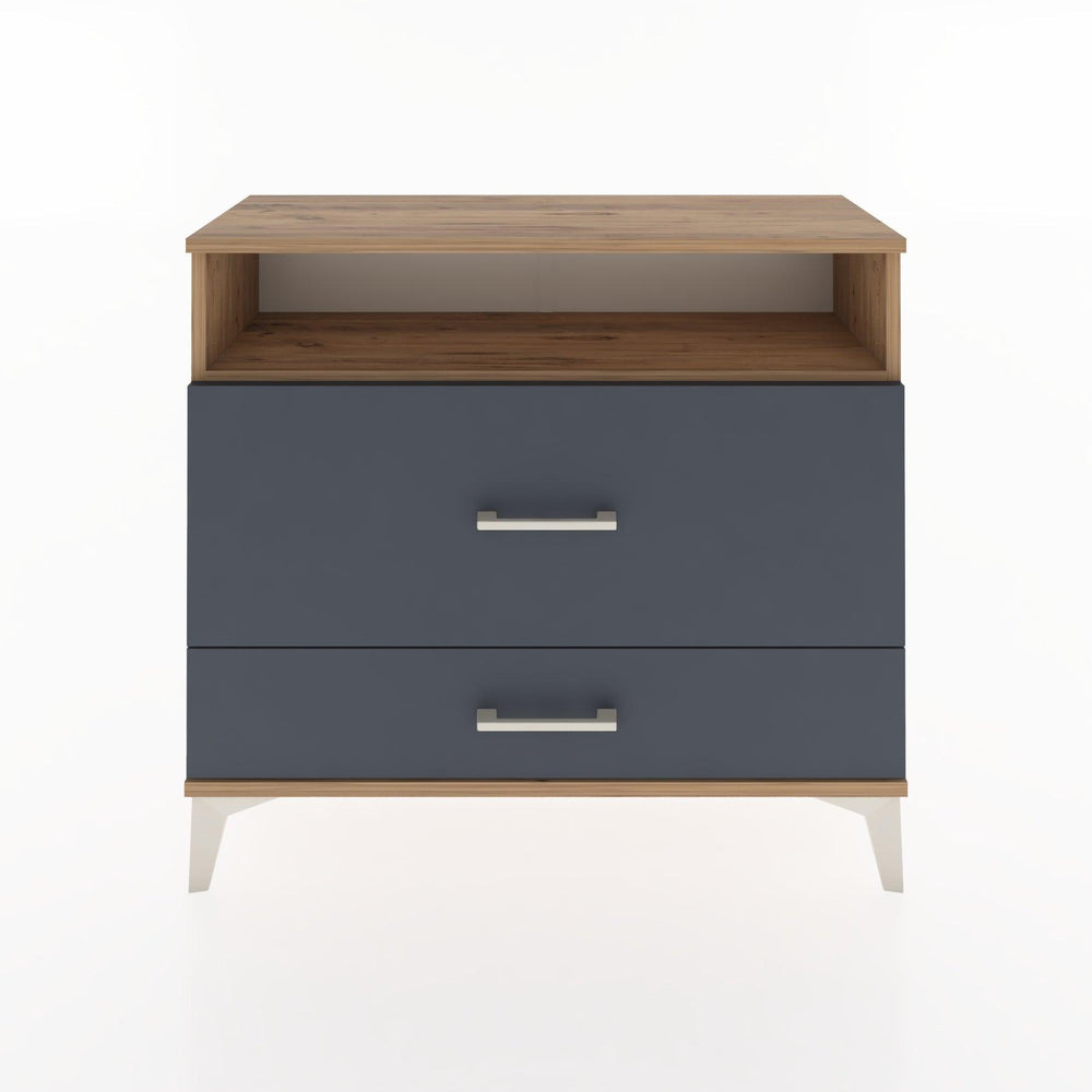 Woodntry Modüler Şifonyer İki Çekmeceli V7 88x30x68 cm Çam - Woodntry