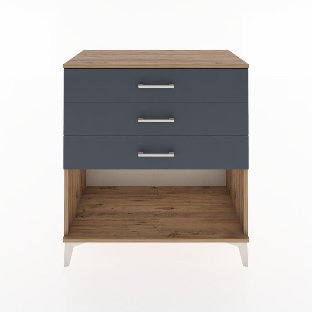 Woodntry Modüler Şifonyer Çam 88x44x84 cm Çekmeceli ve Raflı CR11-3