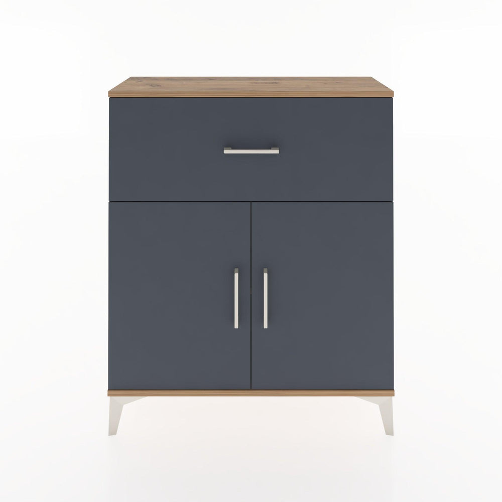 Woodntry Modüler Şifonyer Çam 88x30x94 cm Kapaklı ve Çekmeceli KC9-3