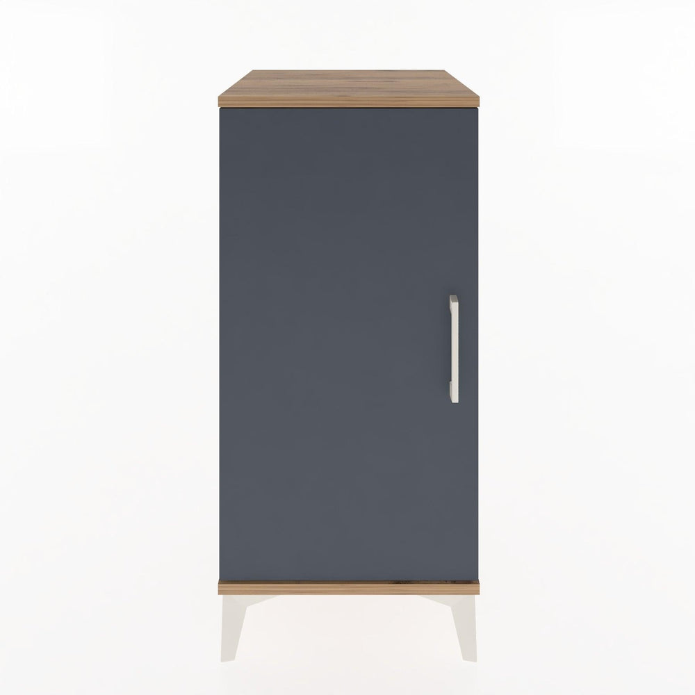 Woodntry Modüler Komodin Çam 44x44x84 cm Kapaklı K23-3