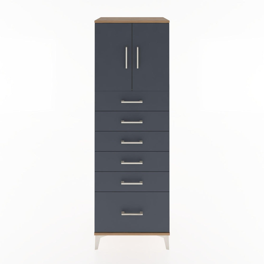 Woodntry Modular Cabinet Pine 60x44x170 cm with Doors and Drawers KC11-3