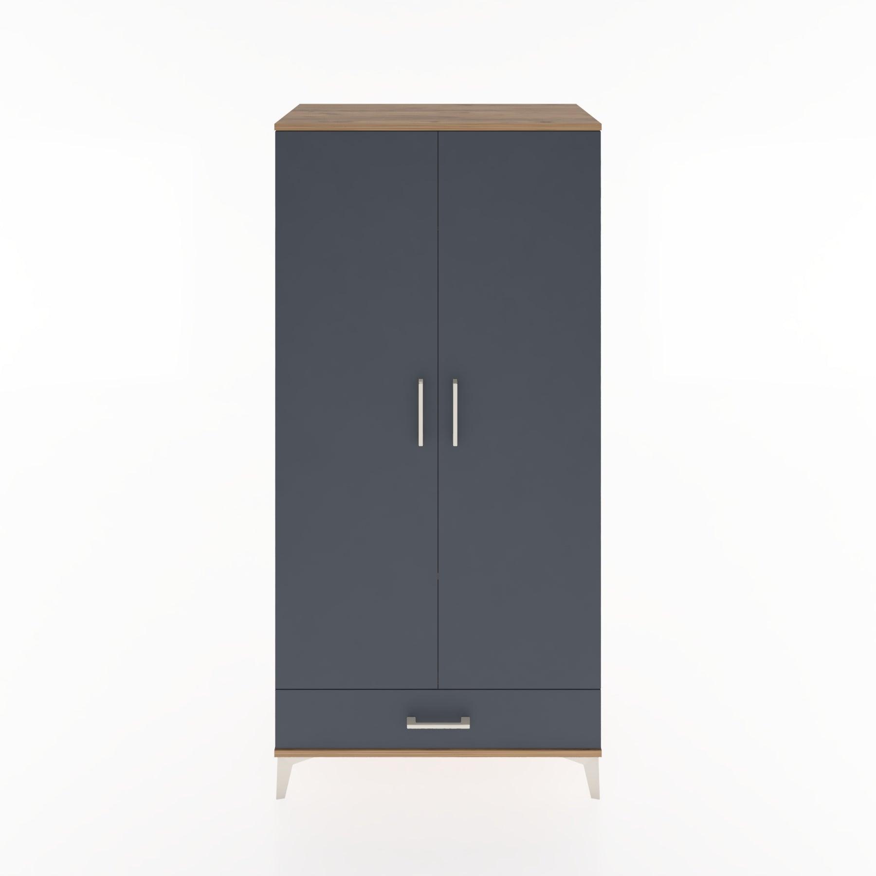 Woodntry Modular Cabinet Pine 88x44x170 cm with Doors and Drawers KC30-3