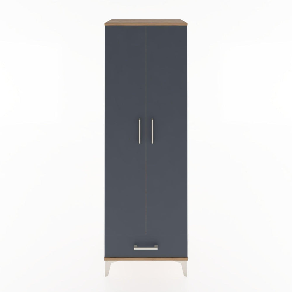 Woodntry Modüler Dolap Çam 60x44x170 cm Kapaklı ve Çekmeceli KC30-3