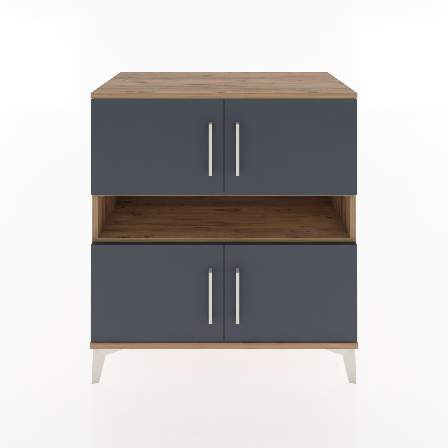 Woodntry Modular Dresser Pine 88x44x84 cm with Cover and Shelf KR104-3