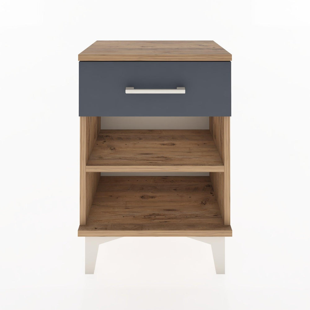 Woodntry Modüler Komodin Tek Çekmeceli 44x30x52 cm Çam - Woodntry