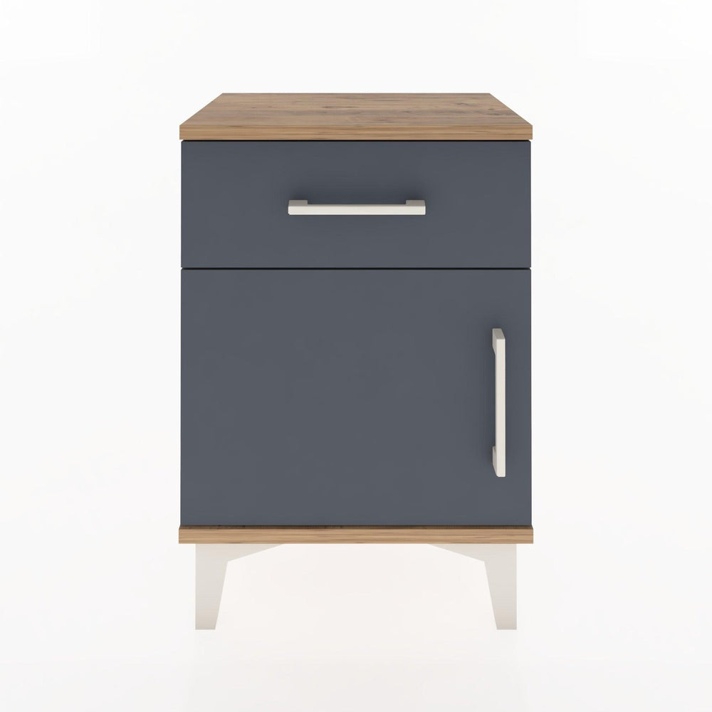 Woodntry Modüler Komodin Çekmece ve Kapaklı 44x30x52 cm Çam - Woodntry