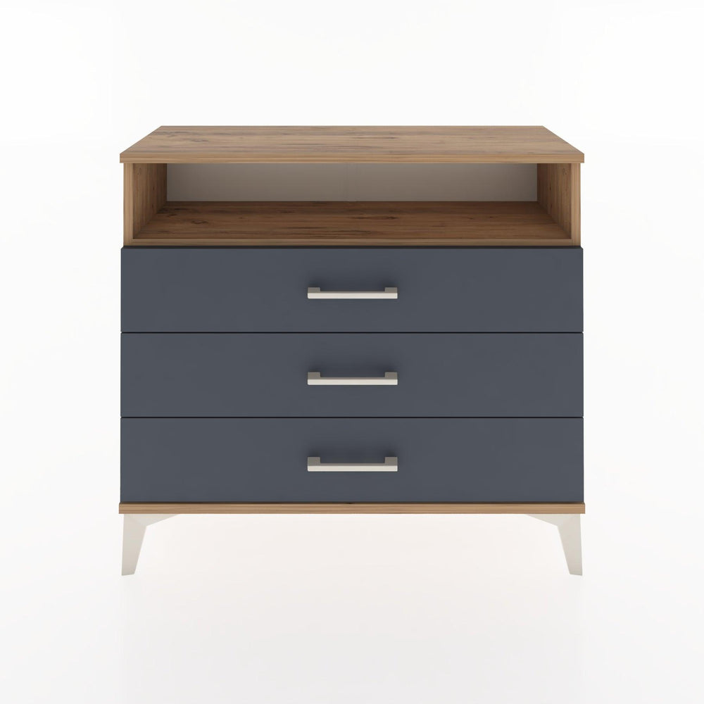 Woodntry Modüler Şifonyer Üç Çekmeceli V2 88x30x68 cm Çam - Woodntry