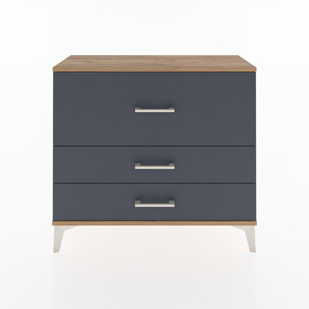 Woodntry Modüler Şifonyer Üç Çekmeceli V4 88x30x68 cm Çam - Woodntry