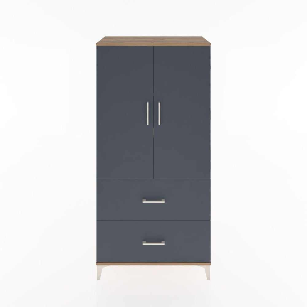 Woodntry Modular Cabinet Pine 88x44x170 cm with Doors and Drawers KC21-3