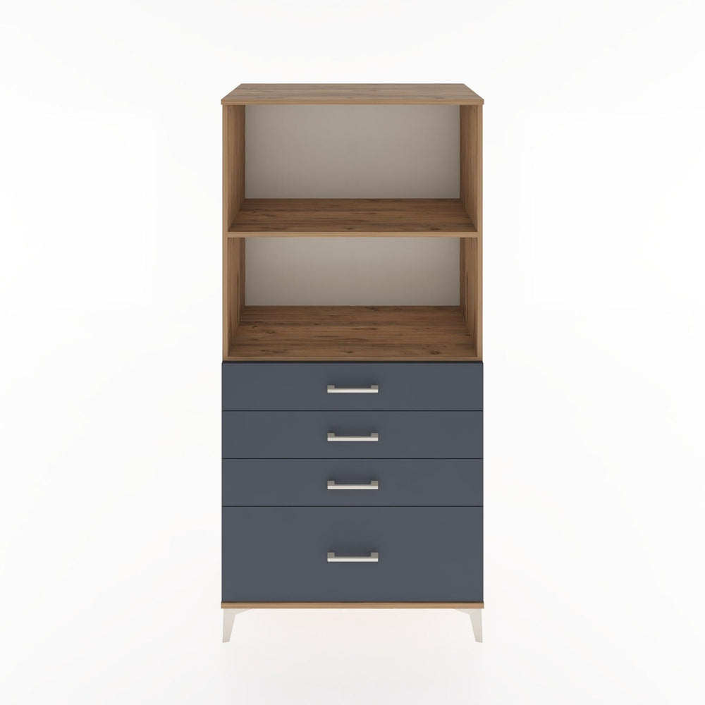 Woodntry Modular Cabinet Pine 88x44x170 cm with Drawers and Shelves CR41-3