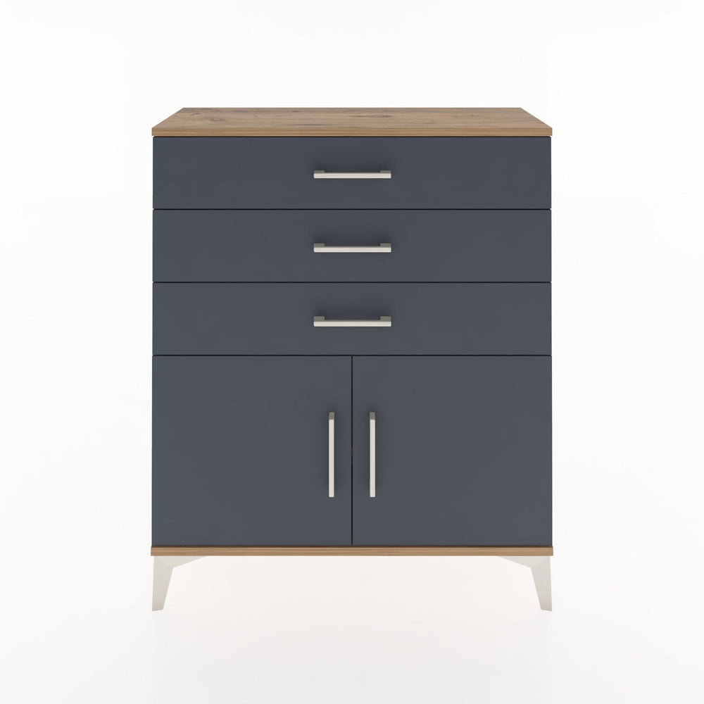 Woodntry Modüler Şifonyer Çam 88x30x94 cm Kapaklı ve Çekmeceli KC8-3