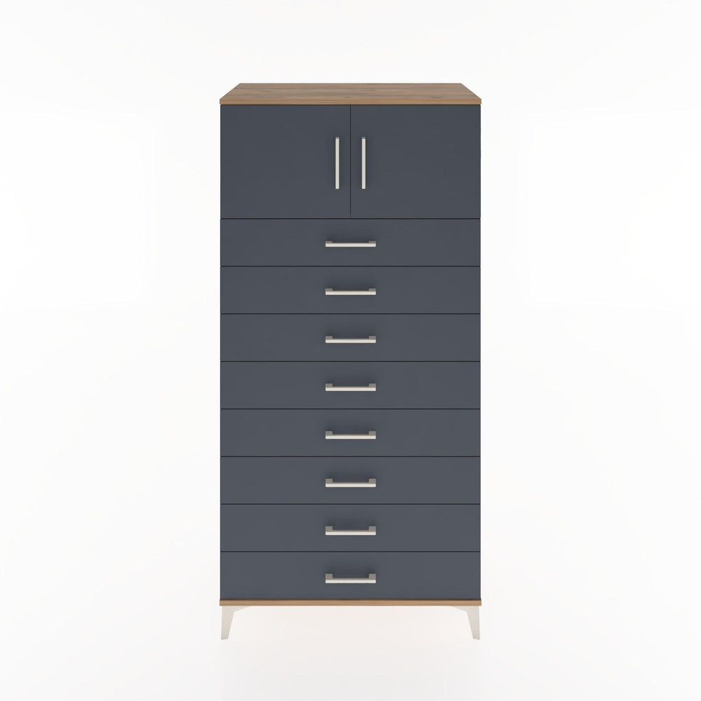 Woodntry Modüler Dolap Çam 88x44x170 cm Kapaklı ve Çekmeceli KC1-3