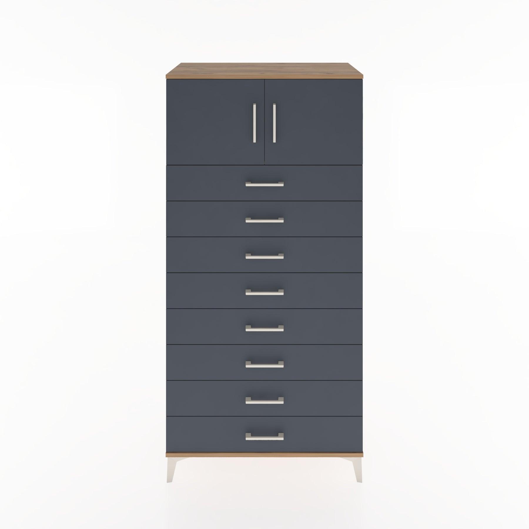 Woodntry Modular Cabinet Pine 88x44x170 cm with Doors and Drawers KC1-3