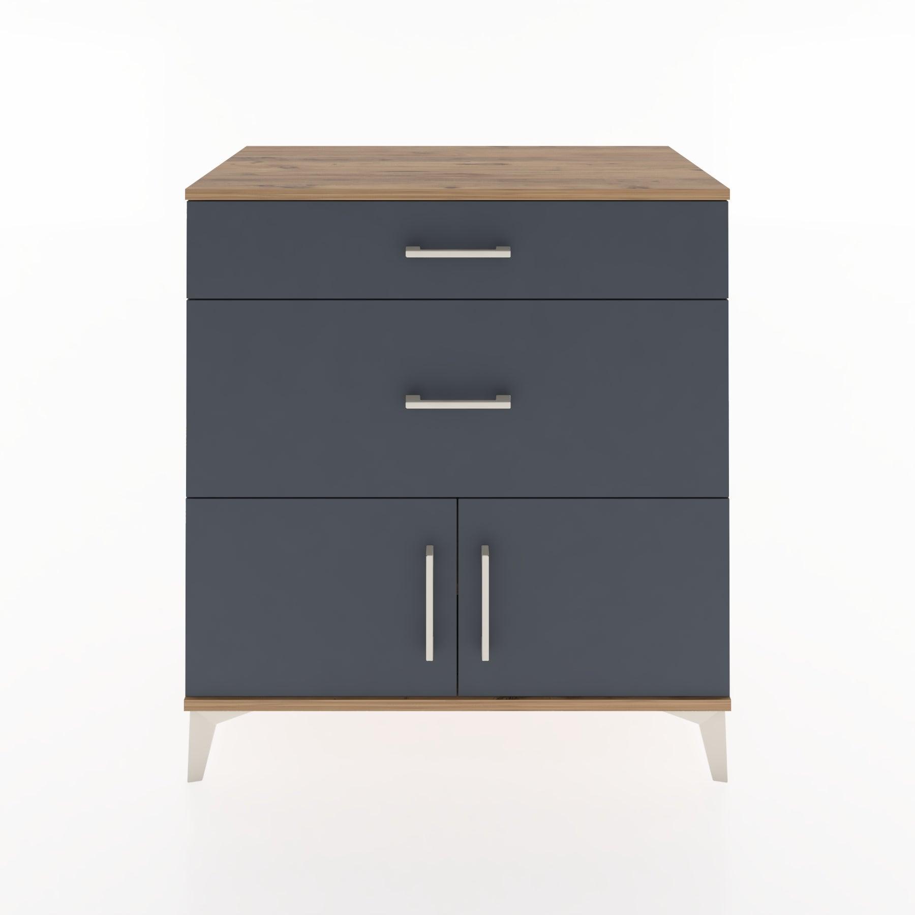 Woodntry Modular Dresser Pine 88x44x84 cm with Cover and Drawer KC115-3