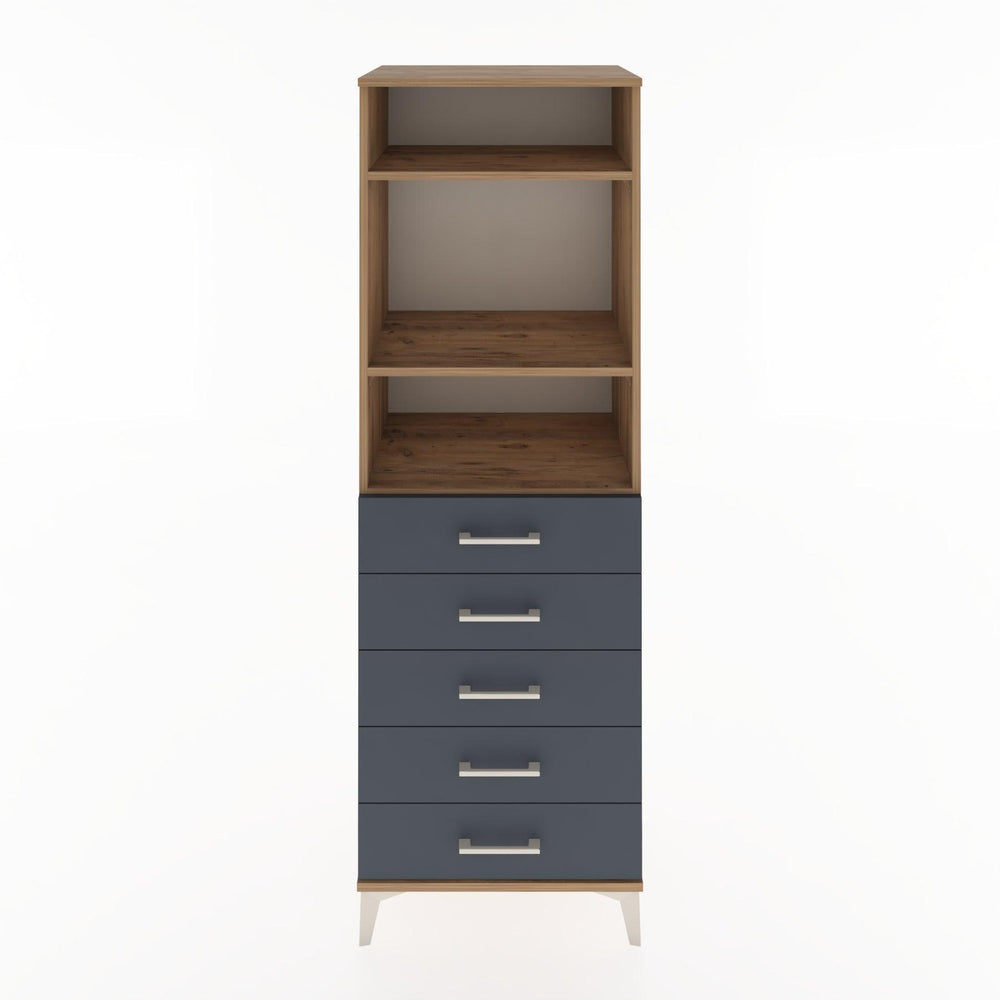 Woodntry Modular Cabinet Pine 60x44x170 cm with Drawers and Shelves CR35-3