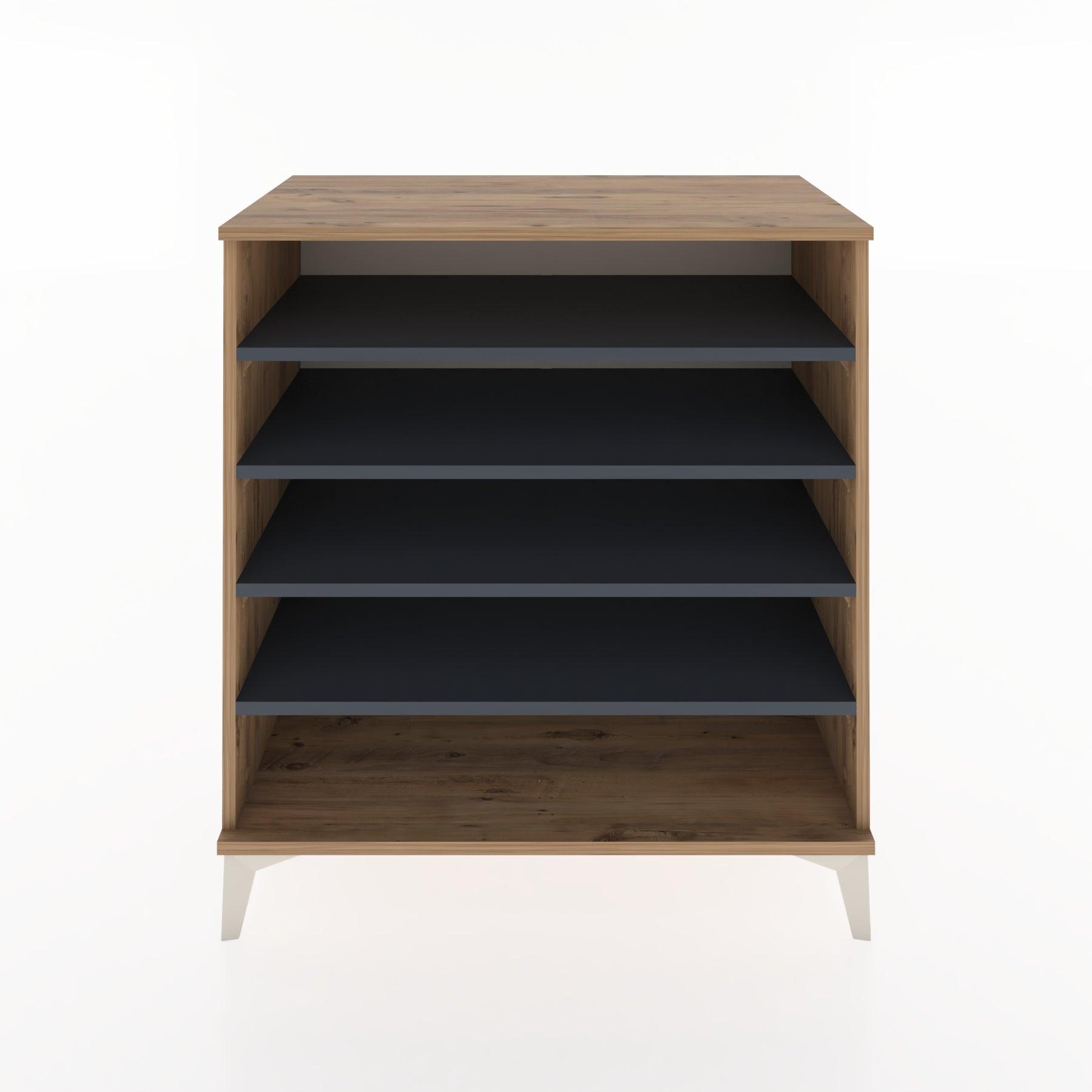 Woodntry Modular Dresser Pine 88x44x84 cm with Shelf R121-3