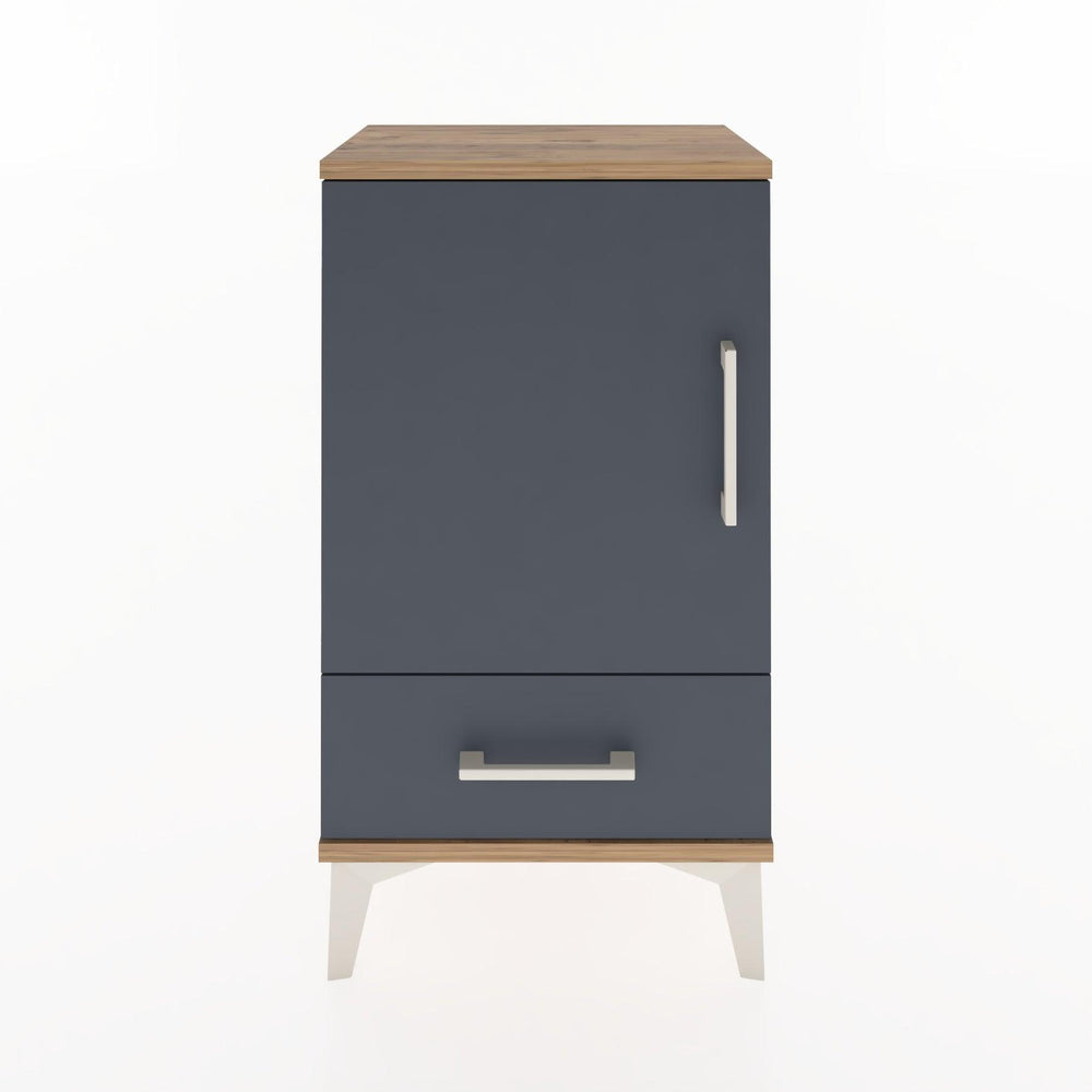 Woodntry Modüler Komodin Çekmece ve Kapaklı V3 44x30x68 cm Çam - Woodntry