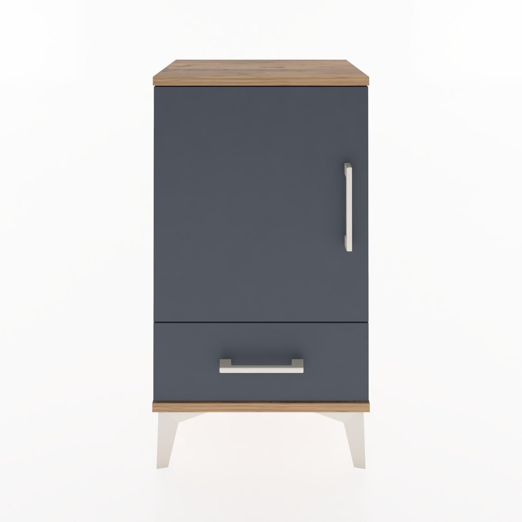 Woodntry Modüler Komodin Çekmece ve Kapaklı V3 44x30x68 cm Çam - Woodntry