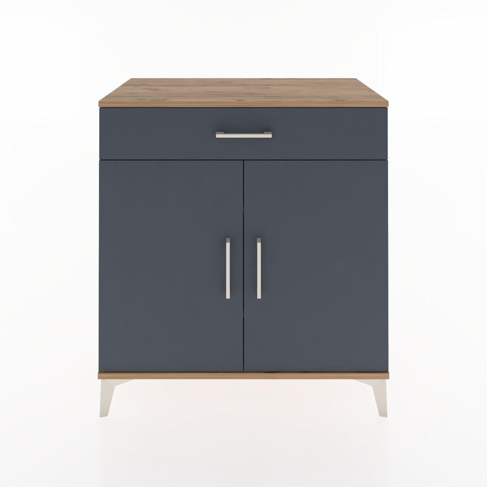 Woodntry Modüler Şifonyer Çam 88x44x84 cm Kapaklı ve Çekmeceli KC79-3