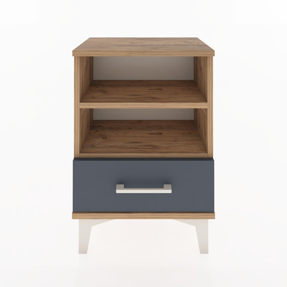 Woodntry Modüler Komodin Çift Raflı 44x30x52 cm Çam - Woodntry