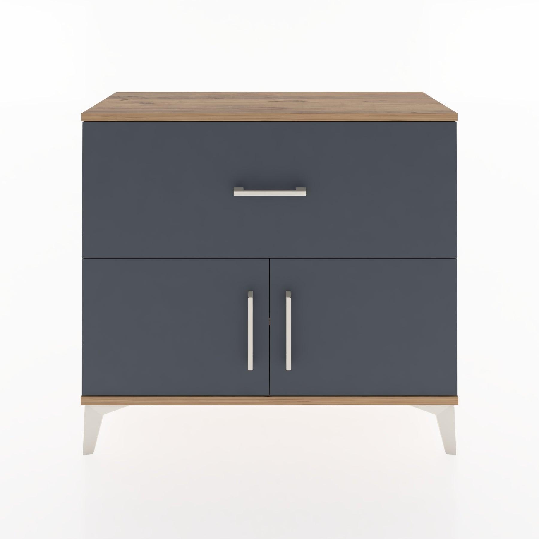 Woodntry Modüler Şifonyer Çekmece ve Kapaklı V2 88x30x68 cm Çam - Woodntry