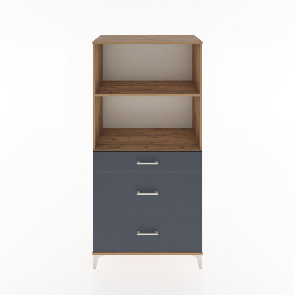 Woodntry Modular Cabinet Pine 88x44x170 cm with Drawers and Shelves CR48-3