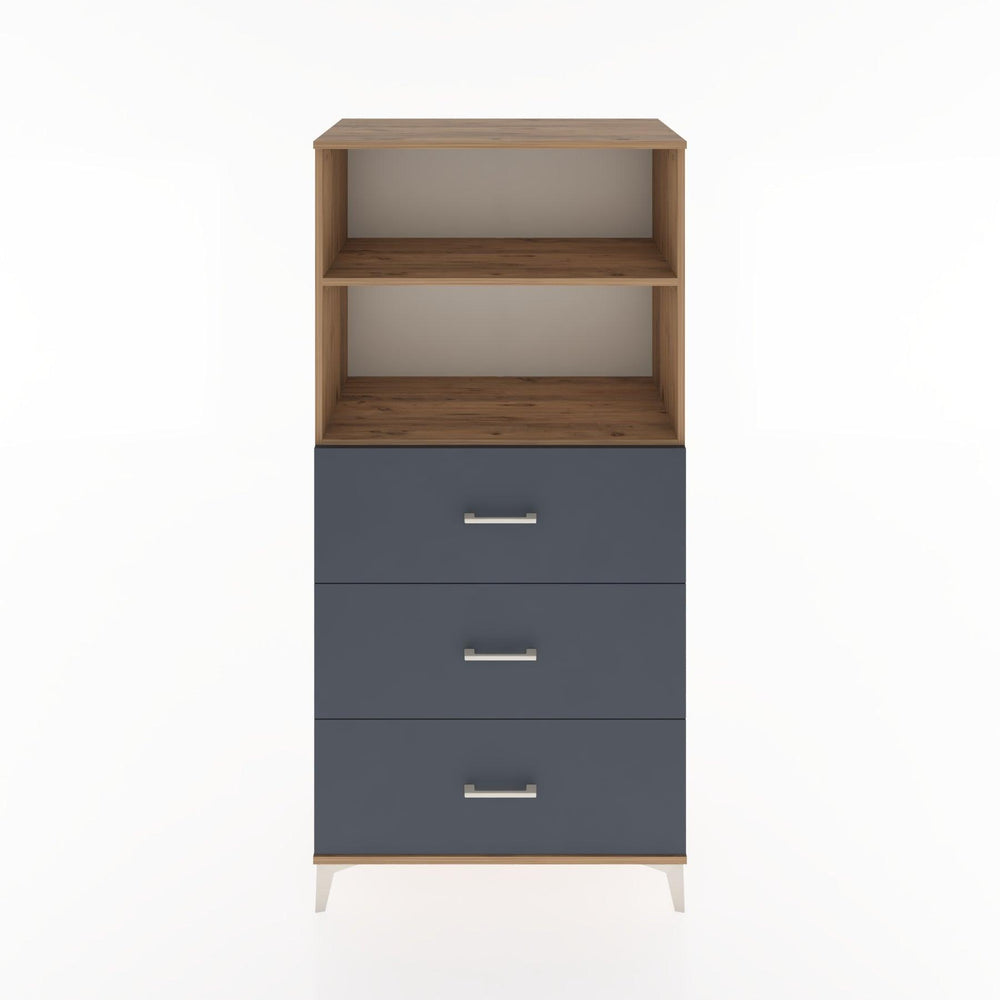 Woodntry Modular Cabinet Pine 88x44x170 cm with Drawers and Shelves CR52-3