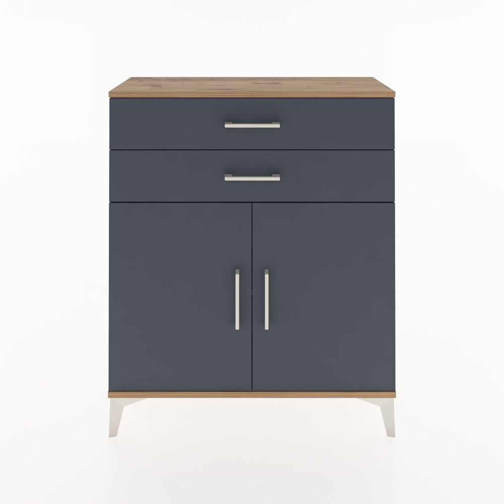 Woodntry Modüler Şifonyer Çam 88x30x94 cm Kapaklı ve Çekmeceli KC3-3