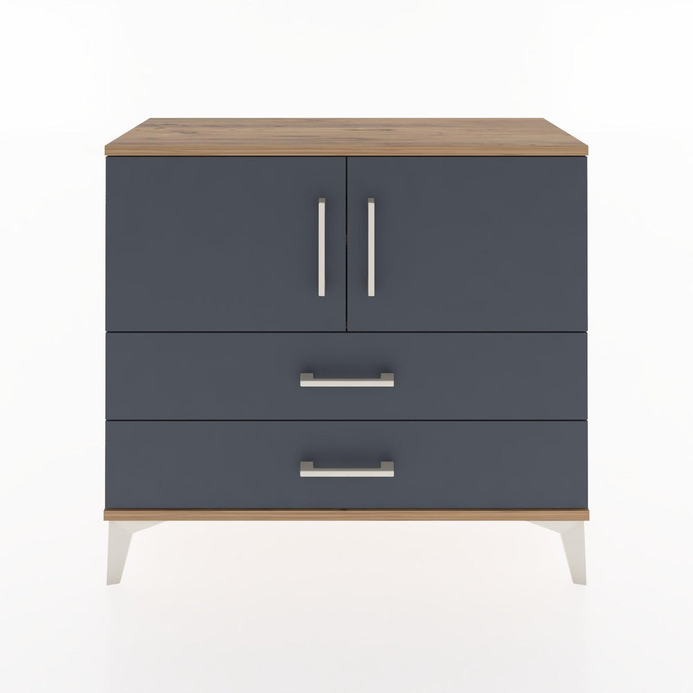 Woodntry Modüler Şifonyer Kapak ve Çekmeceli T1 88x30x94 cm Çam - Woodntry