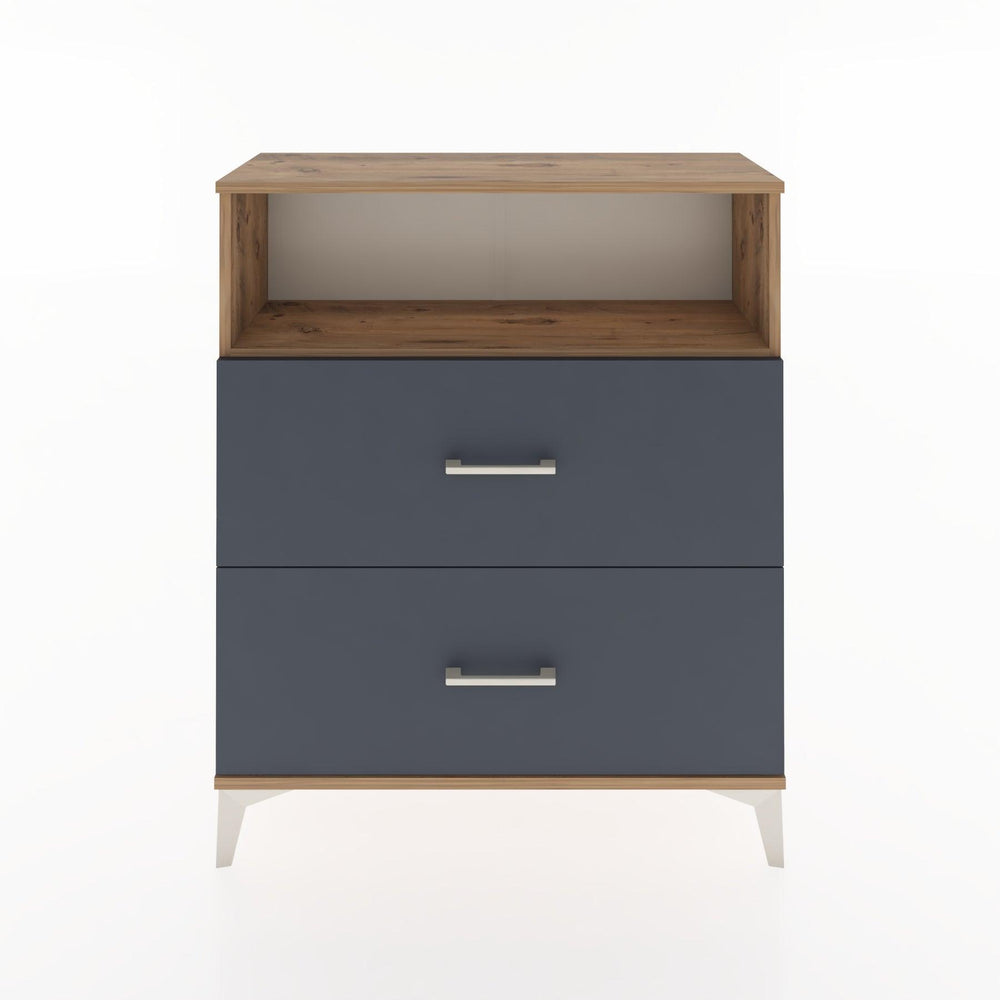 Woodntry Modular Dresser Pine 88x30x94 cm with Drawers and Shelves CR16-3