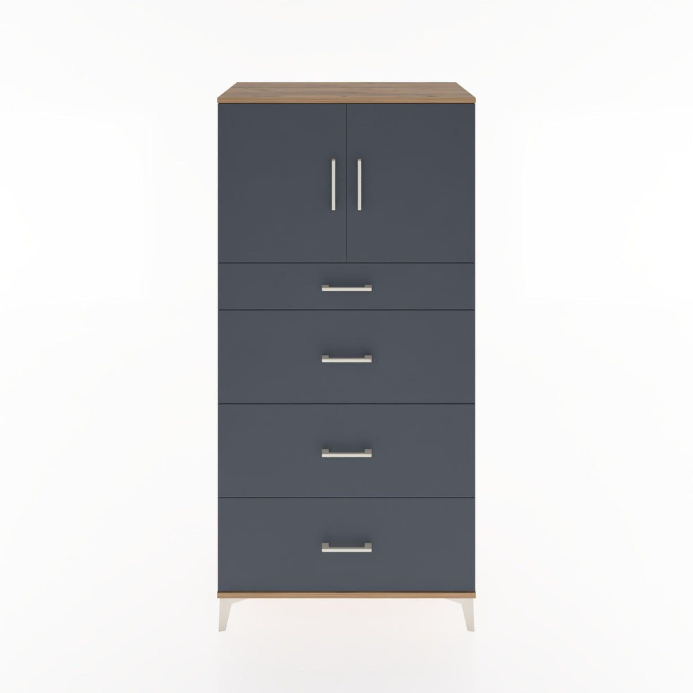 Woodntry Modular Cabinet Pine 88x44x170 cm with Doors and Drawers KC23-3