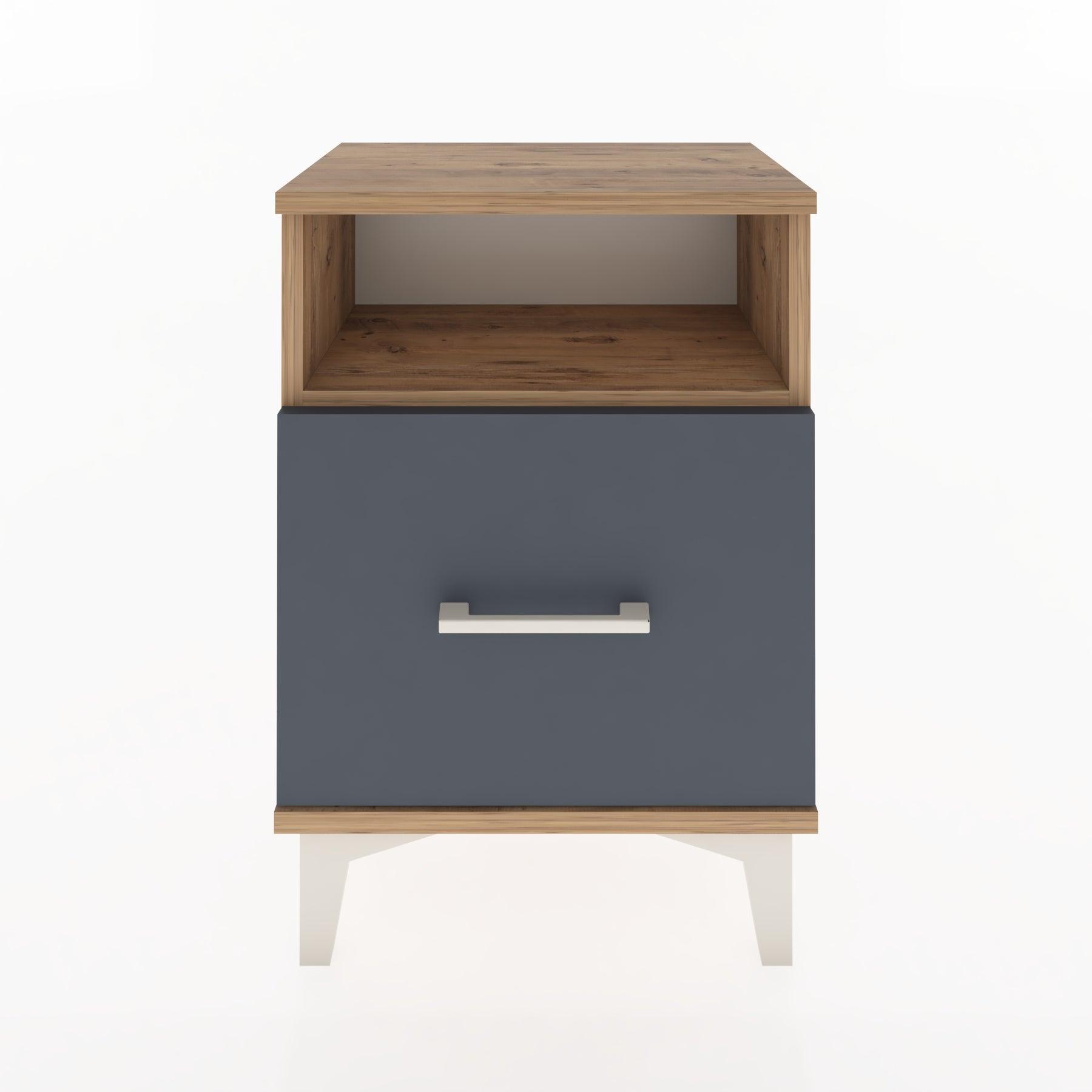 Woodntry Modüler Komodin Raf ve Çekmece 44x30x52 cm Çam - Woodntry
