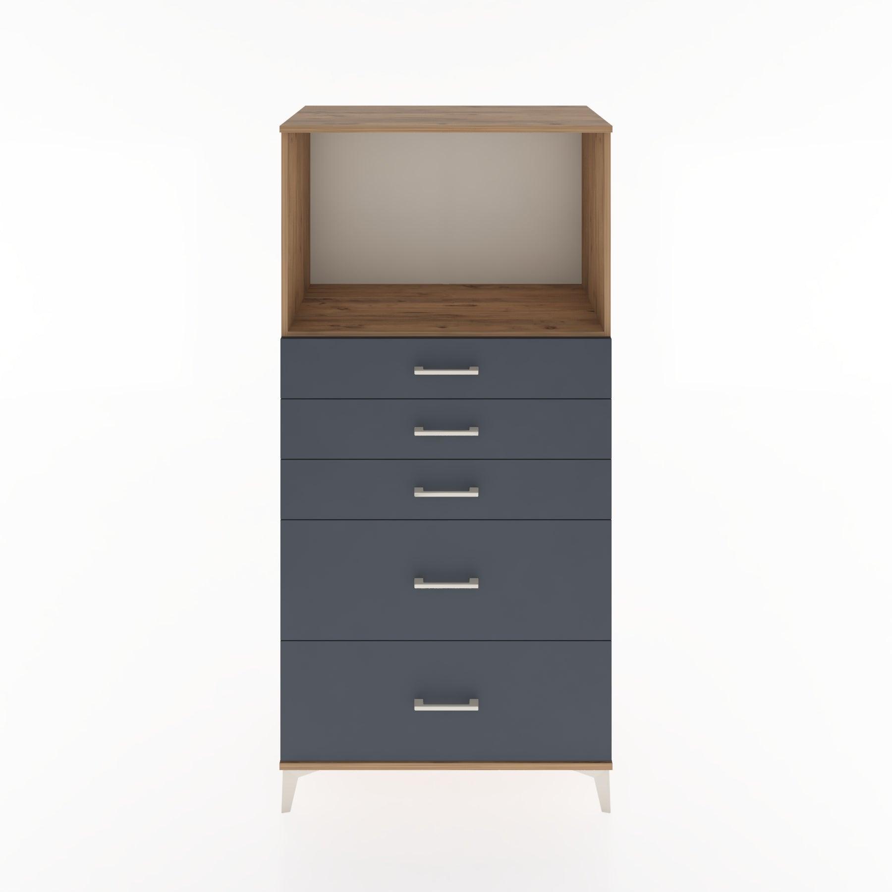 Woodntry Modular Cabinet Pine 88x44x170 cm with Drawers and Shelves CR46-3