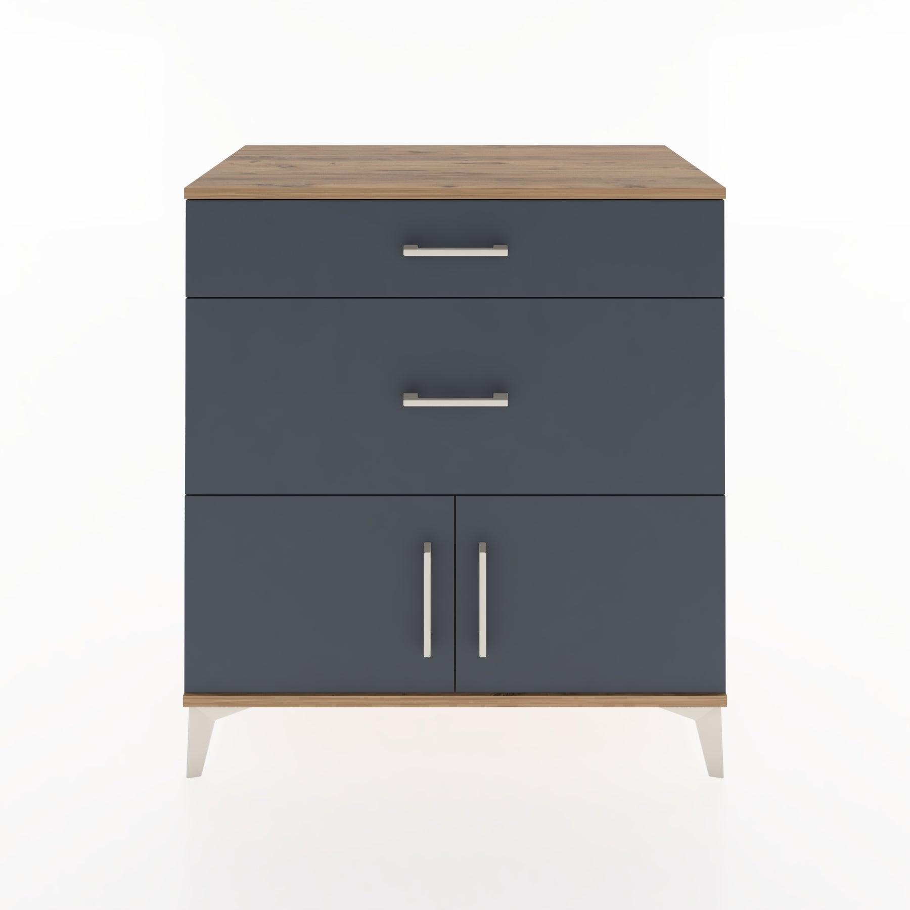 Woodntry Modular Dresser Pine 88x44x84 cm with Cover and Drawer KC116-3