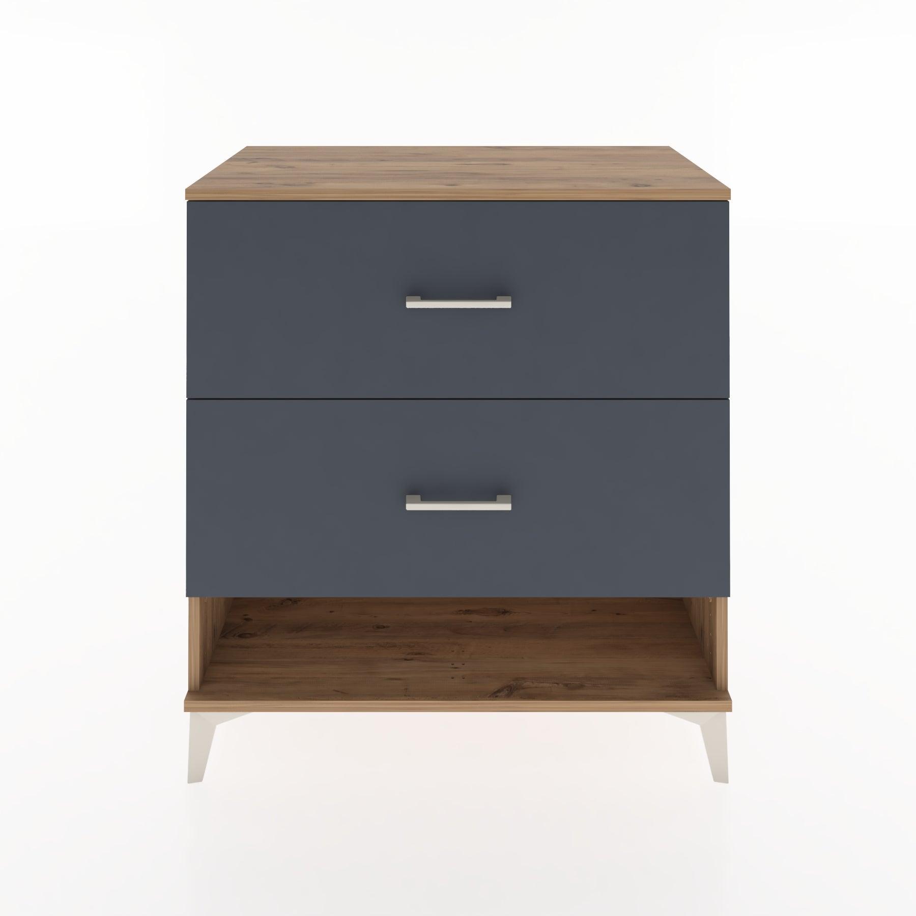 Woodntry Modular Dresser Pine 88x44x84 cm with Drawers and Shelves CR4-3