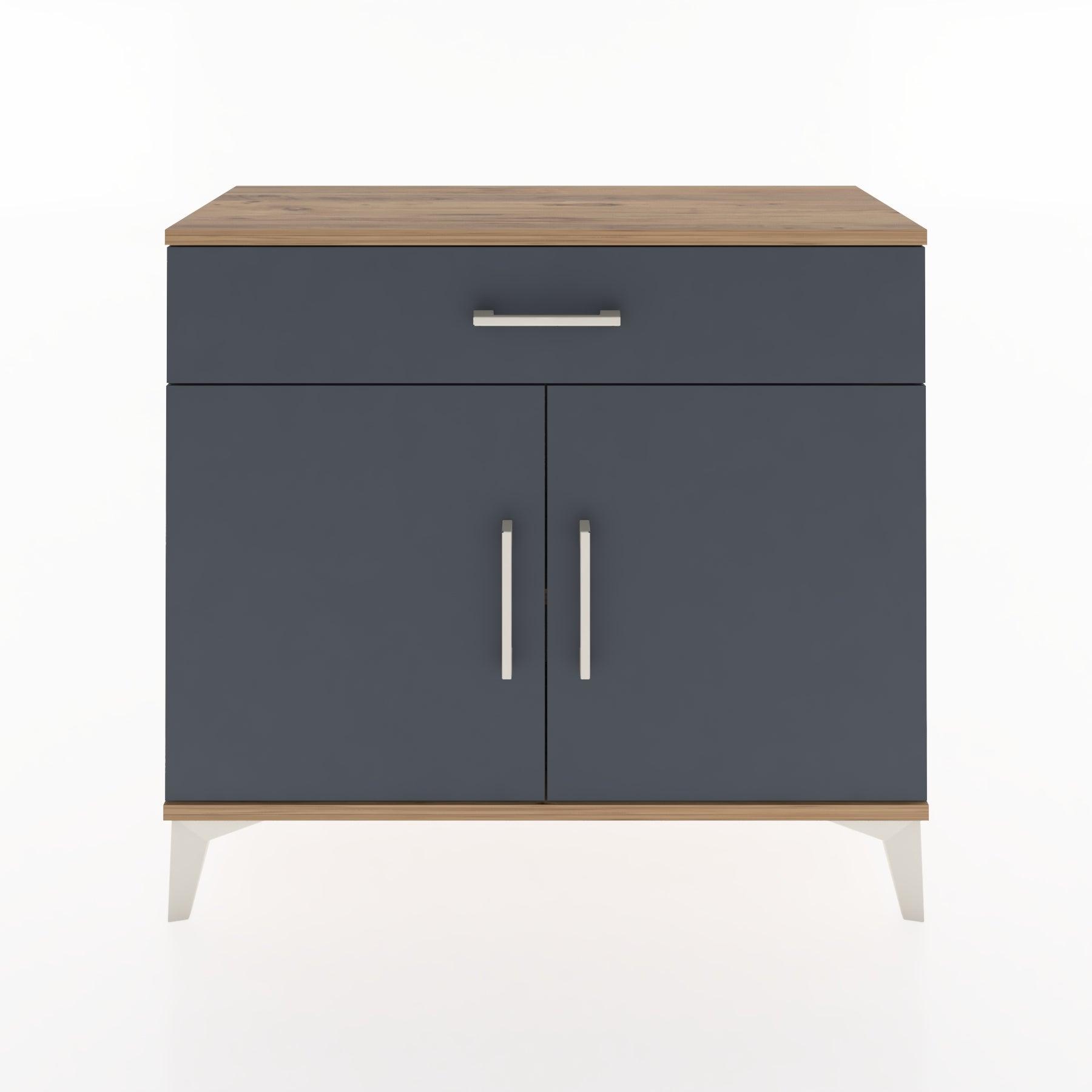 Woodntry Modüler Şifonyer Çekmece ve Kapaklı V1 88x30x68 cm Çam - Woodntry