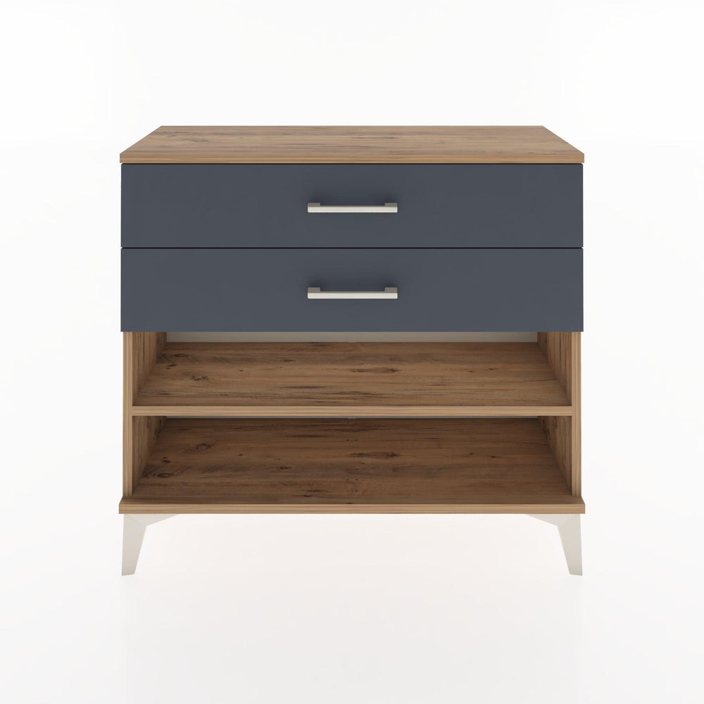Woodntry Modüler Şifonyer İki Çekmeceli V1 88x30x68 cm Çam - Woodntry