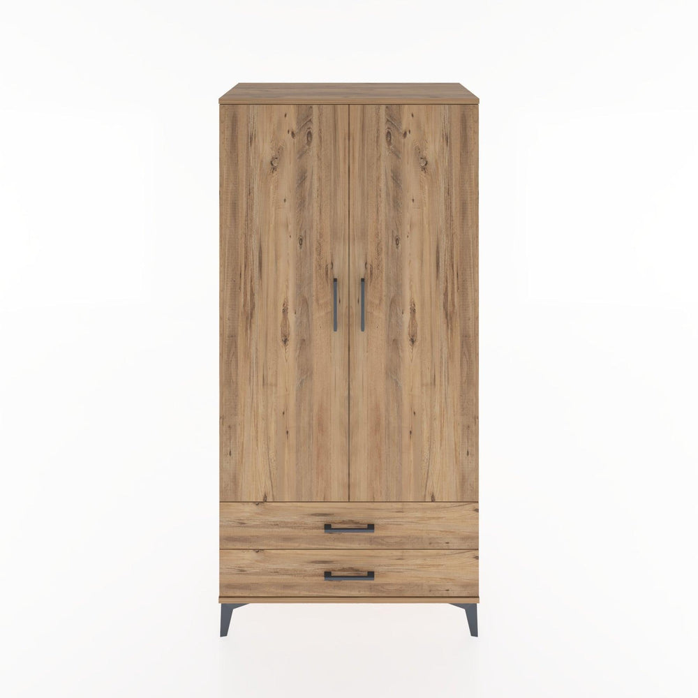 Woodntry Modular Cabinet Pine 88x44x170 cm with Doors and Drawers KC29-3