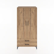 Woodntry Modular Cabinet Pine 88x44x170 cm with Doors and Drawers KC29-3