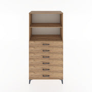 Woodntry Modular Cabinet Pine 88x44x170 cm with Drawers and Shelves CR34-3