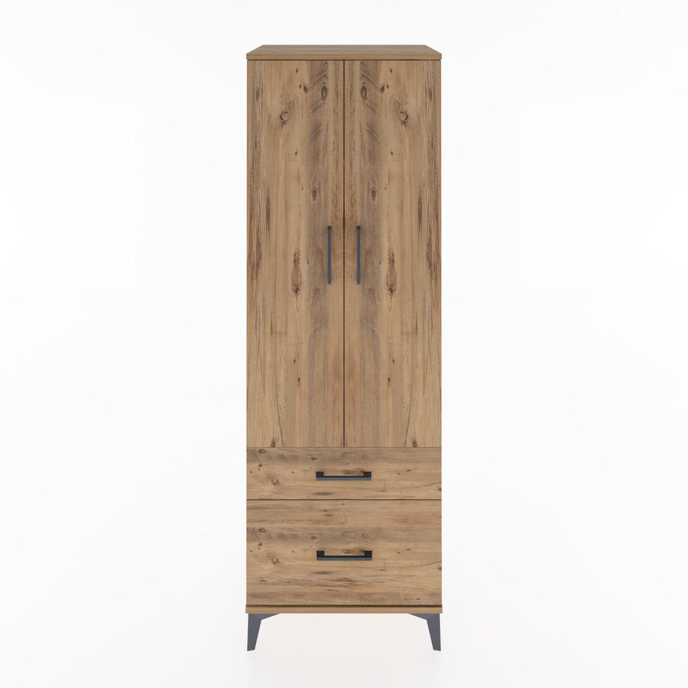 Woodntry Modular Cabinet Pine 60x44x170 cm with Doors and Drawers KC15-3