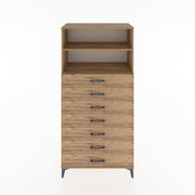 Woodntry Modular Cabinet Pine 88x44x170 cm with Drawers and Shelves CR33-3