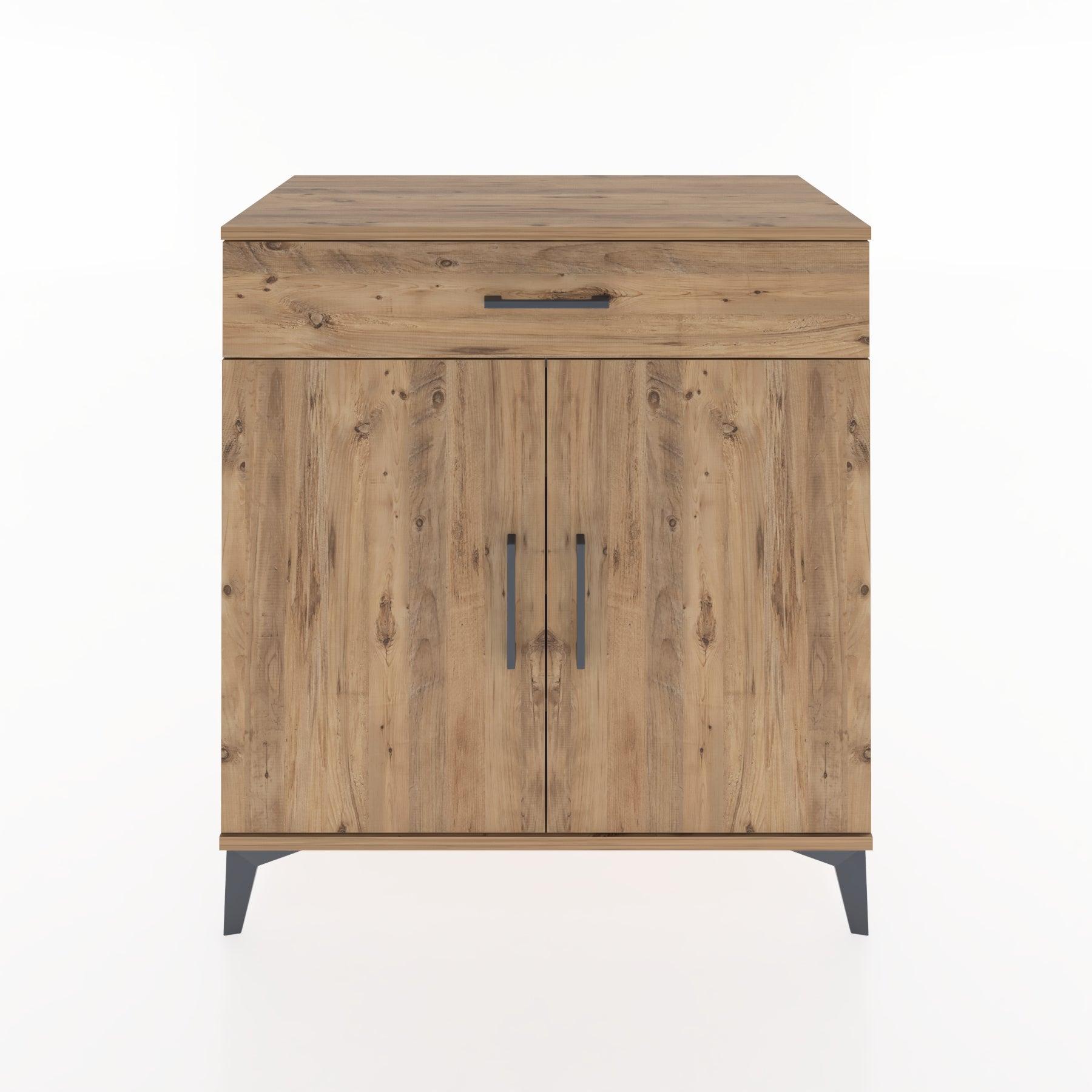 Woodntry Modular Dresser Pine 88x44x84 cm with Cover and Drawer KC78-3