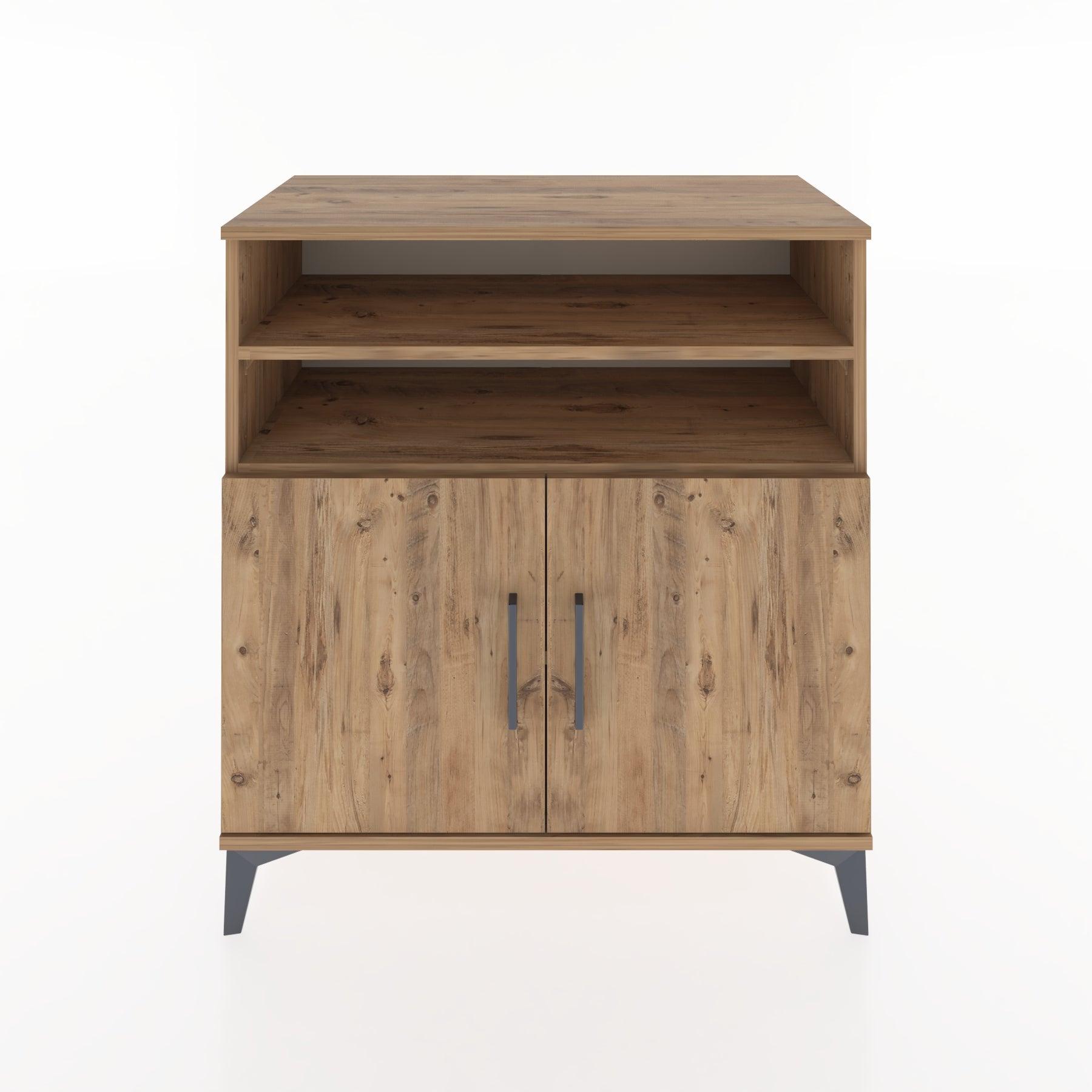 Woodntry Modular Dresser Pine 88x44x84 cm with Cover and Shelf KR38-3