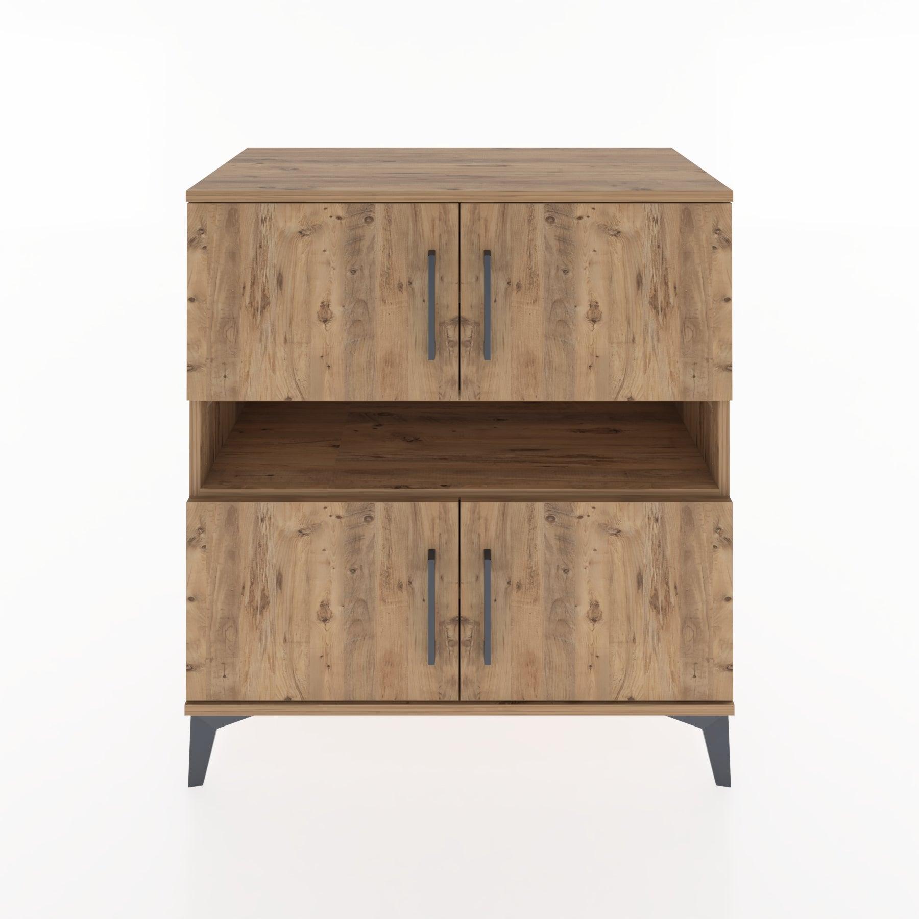 Woodntry Modular Dresser Pine 88x44x84 cm with Cover and Drawer KC102-3