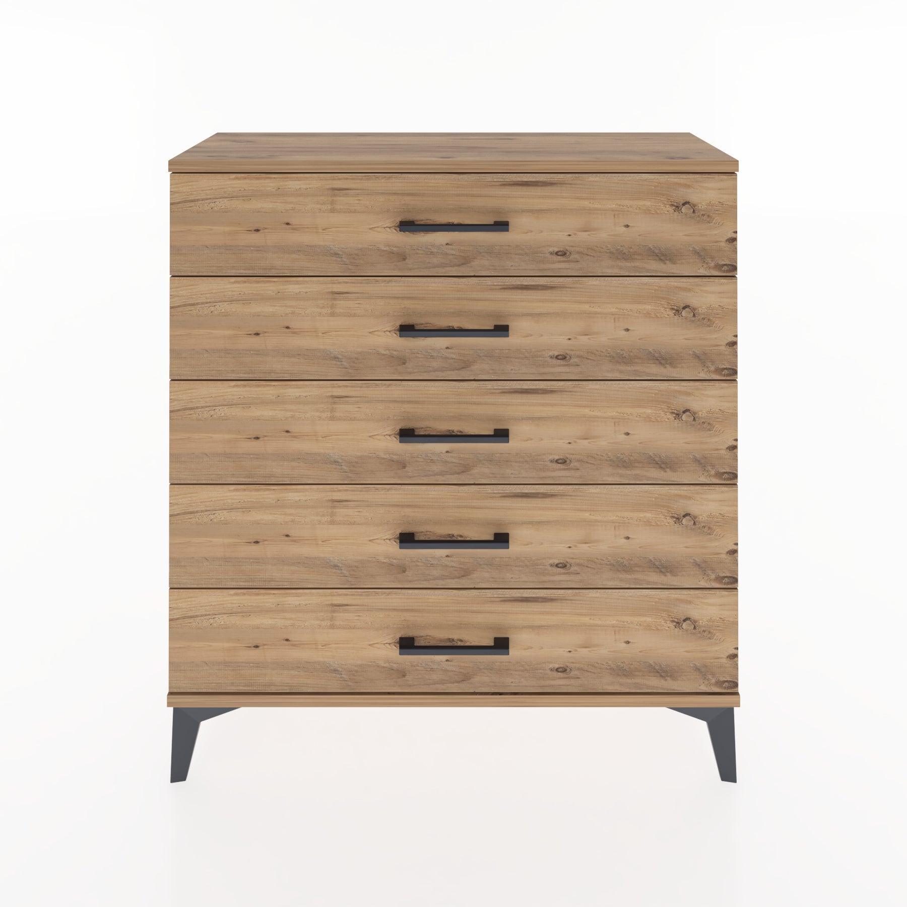 Woodntry Modular Dresser Pine 88x30x84 cm Drawer C1-3