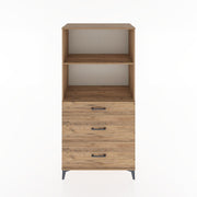 Woodntry Modular Cabinet Pine 88x44x170 cm with Drawers and Shelves CR48-3